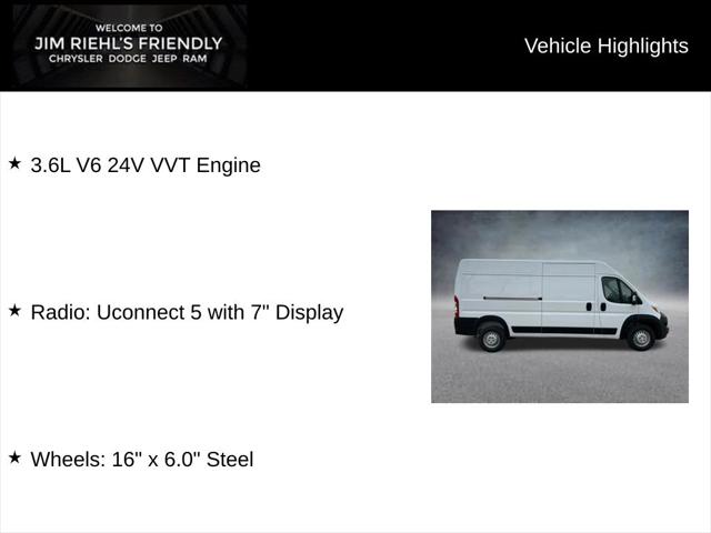 2026 RAM Ram ProMaster RAM PROMASTER 2500 TRADESMAN CARGO VAN HIGH ROOF 159 WB