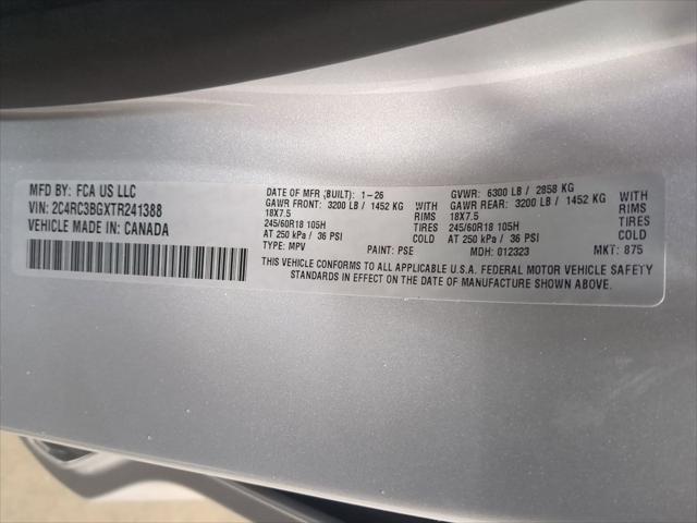 2026 Chrysler Pacifica Select AWD