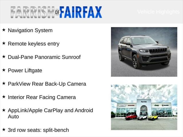 2026 Jeep Grand Cherokee GRAND CHEROKEE L LIMITED RESERVE 4X4