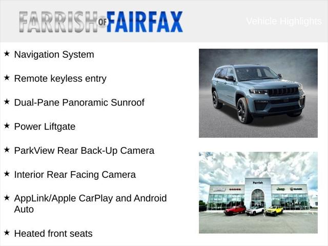 2026 Jeep Grand Cherokee GRAND CHEROKEE L LIMITED 4X4 2026 Jeep Grand Cherokee GRAND CHEROKEE L LIMITED 4X4