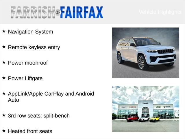 2026 Jeep Grand Cherokee GRAND CHEROKEE L SUMMIT 4X4