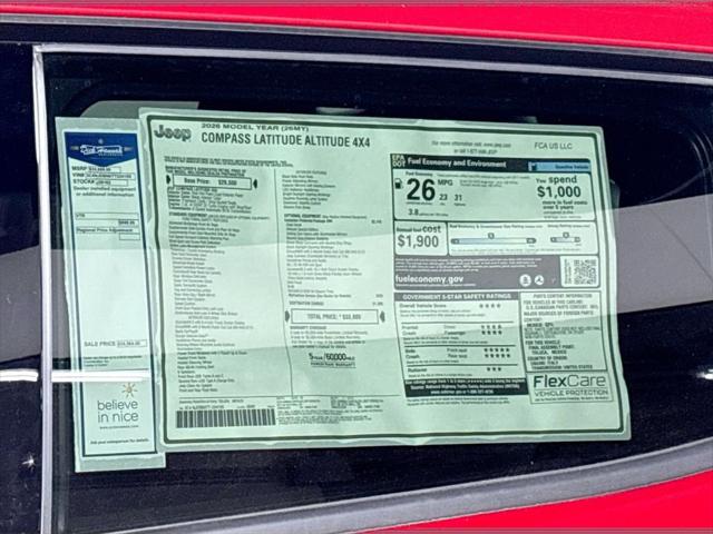 2026 Jeep Compass Latitude Altitude