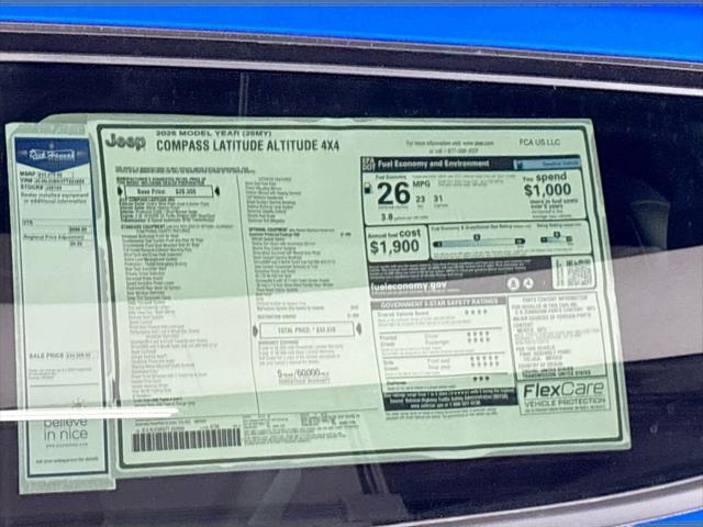 2026 Jeep Compass Latitude Altitude