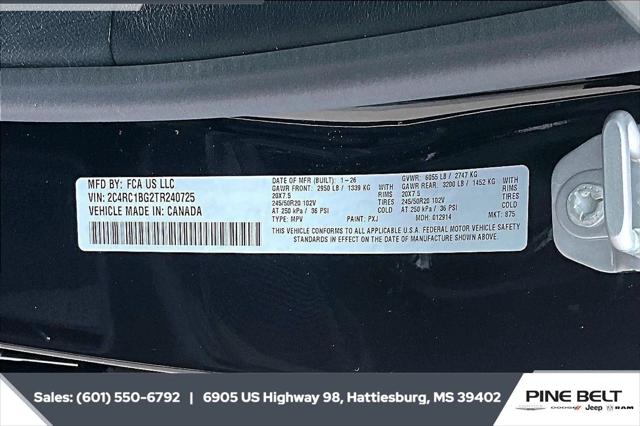 2026 Chrysler Pacifica Select
