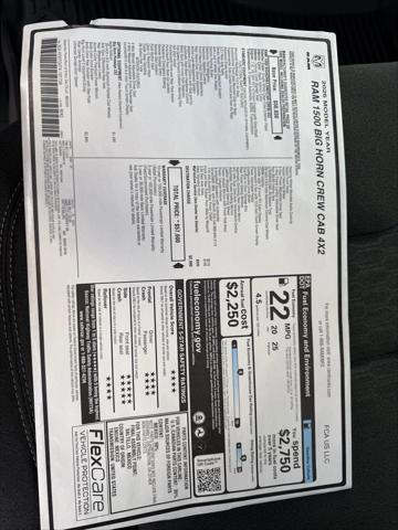 2026 Ram 1500 Big Horn Crew Cab 4x2 5'7" Box