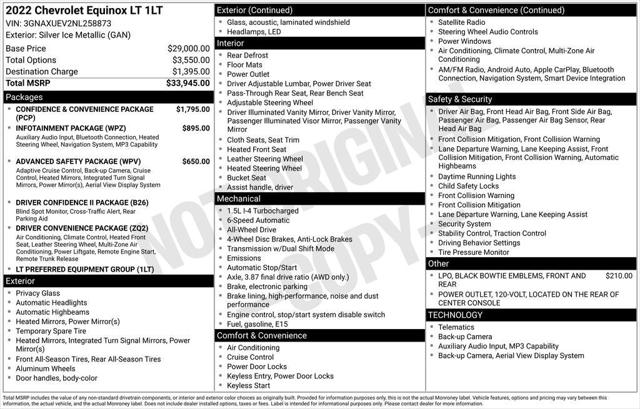 2022 Chevrolet Equinox AWD LT