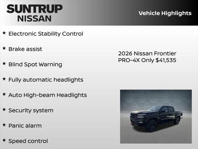 2026 Nissan Frontier Crew Cab PRO-4X 4x4