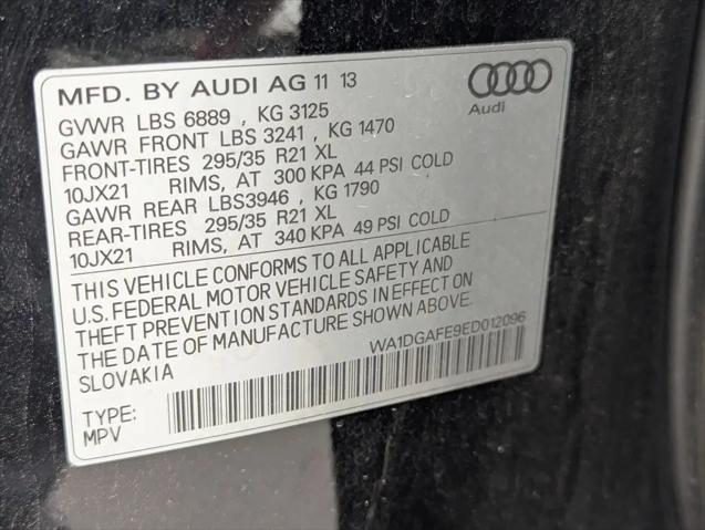 2014 Audi Q7 3.0T S line Prestige