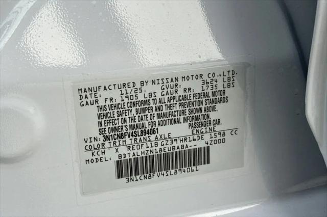 2025 Nissan Versa 1.6 SR