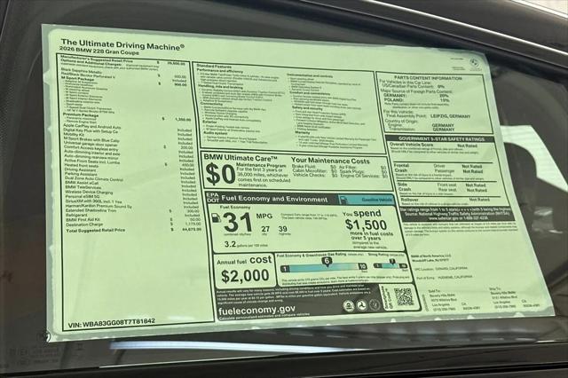 2026 BMW Coupe 228i