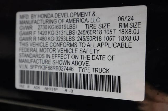 2024 Honda Ridgeline TrailSport
