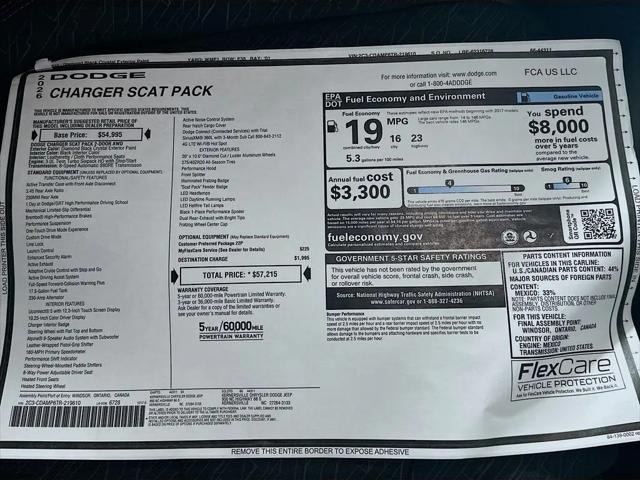 2026 Dodge Charger Scat Pack 2-Door AWD