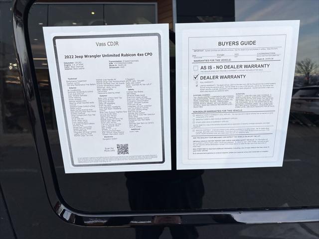 2022 Jeep Wrangler 4xe Unlimited Rubicon 4x4