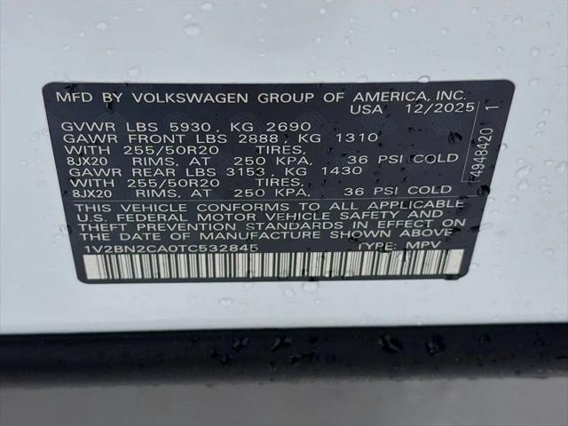 2026 Volkswagen Atlas SEL
