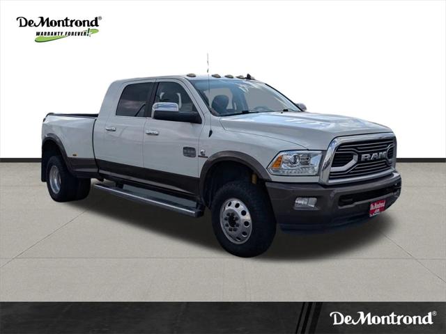 2017 RAM 3500 Laramie Longhorn Mega Cab 4x4 64 Box