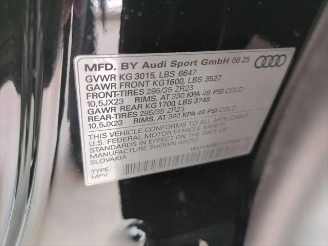 2026 Audi RS Q8 performance quattro tiptronic
