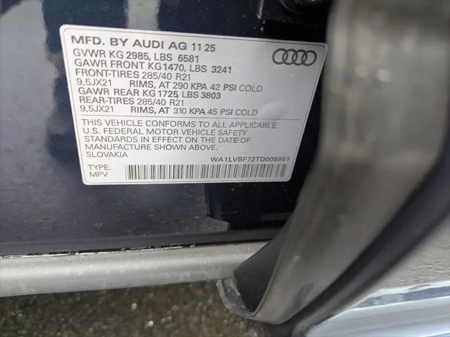 2026 Audi Q7 Premium Plus TFSI quattro tiptronic