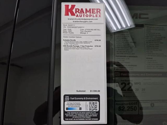 2026 GMC Acadia Elevation FWD