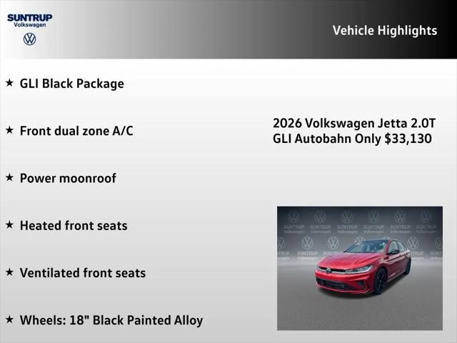 2026 Volkswagen Jetta GLI Autobahn