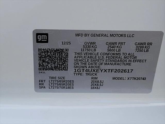 2026 GMC Sierra 2500HD Crew Cab, Standard Bed, Denali Ultimate, 4WD
