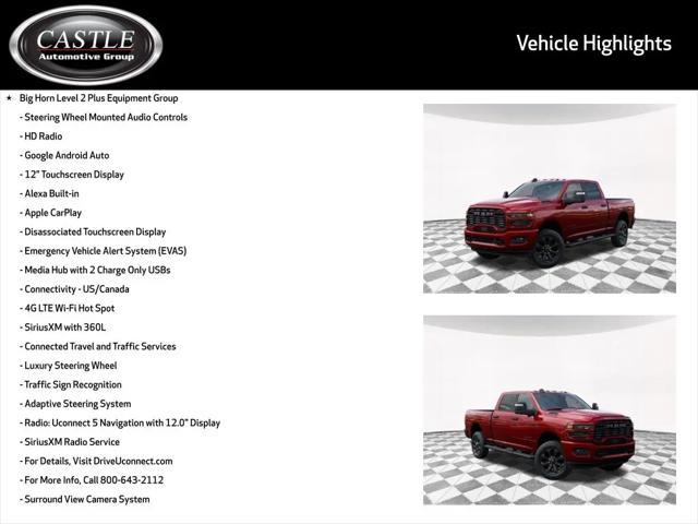 2026 Ram 2500 Big Horn Crew Cab 4x4 64 Box