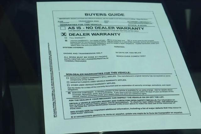 2021 Ram Ram 5500 Chassis Cab Tradesman/SLT/Laramie/Limited