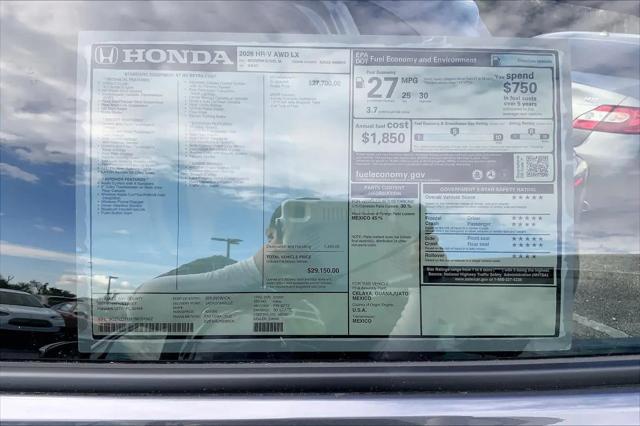 2026 Honda HR-V AWD LX