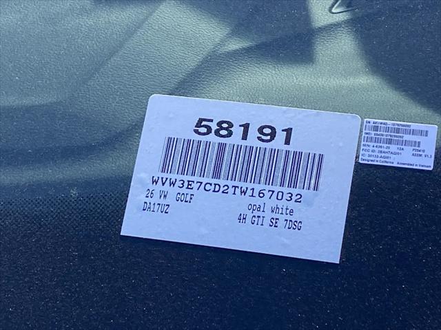 2026 Volkswagen Golf GTI SE