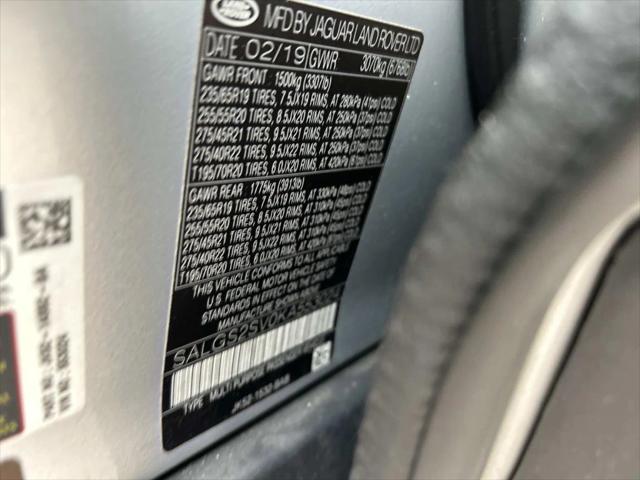 2019 Land Rover Range Rover 3.0L V6 Supercharged HSE