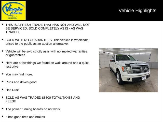 2011 Ford F-150 Platinum 2011 Ford F-150 Platinum