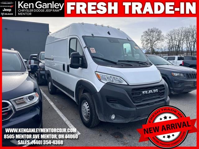 2025 RAM ProMaster 1500 Cargo Van Tradesman High Roof 136 WB w/Pass Seat