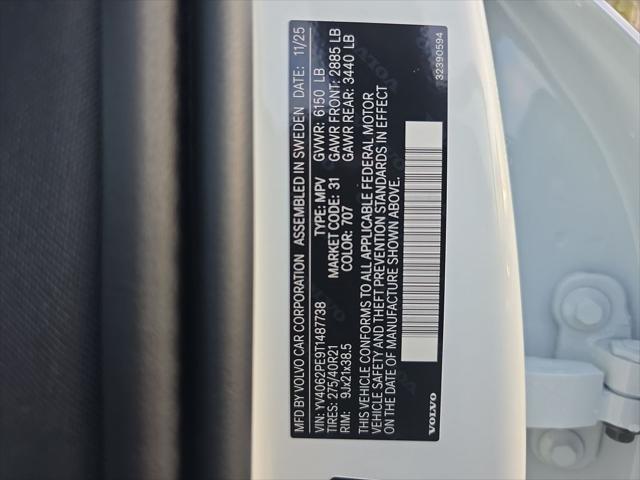 2026 Volvo XC90 Plus, B6 AWD Gas (mild hybrid), Gasoline, Bright, 7 Seats