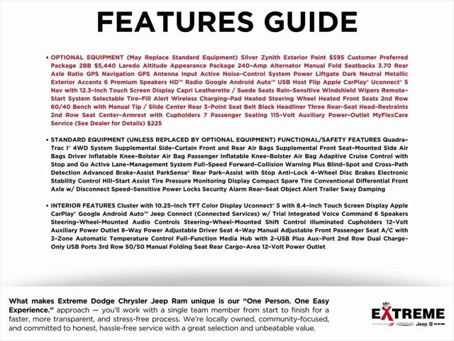 2026 Jeep Grand Cherokee GRAND CHEROKEE L LAREDO ALTITUDE 4X4