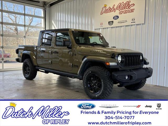 2025 Jeep Gladiator GLADIATOR WILLYS 4X4 2025 Jeep Gladiator GLADIATOR WILLYS 4X4