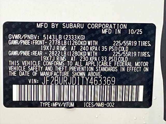 2026 Subaru Outback Touring XT