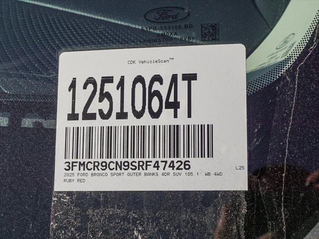 2025 Ford Bronco Sport Outer Banks