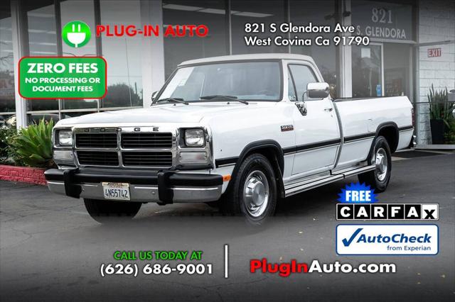 1992 Dodge D250 LE 2dr Standard Cab LB for sale in Pomona, CA