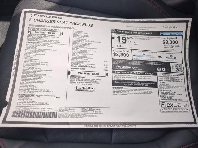 2026 Dodge Charger Scat Pack Plus 2-Door AWD