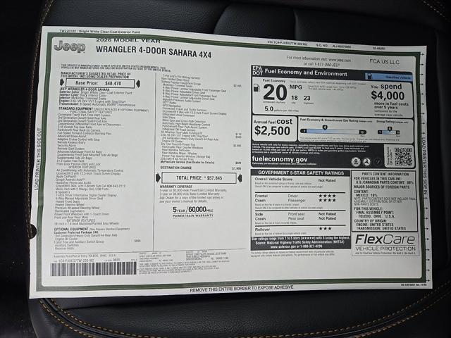 2026 Jeep Wrangler 4-Door Sahara 4x4
