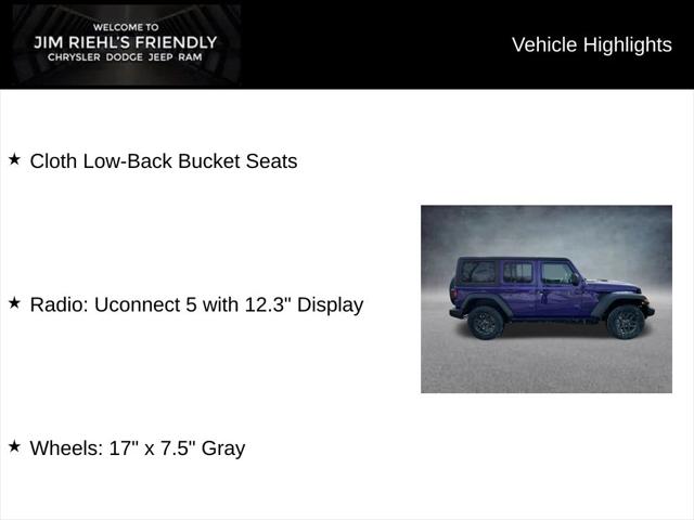 2026 Jeep Wrangler WRANGLER 4-DOOR SPORT S 2026 Jeep Wrangler WRANGLER 4-DOOR SPORT S