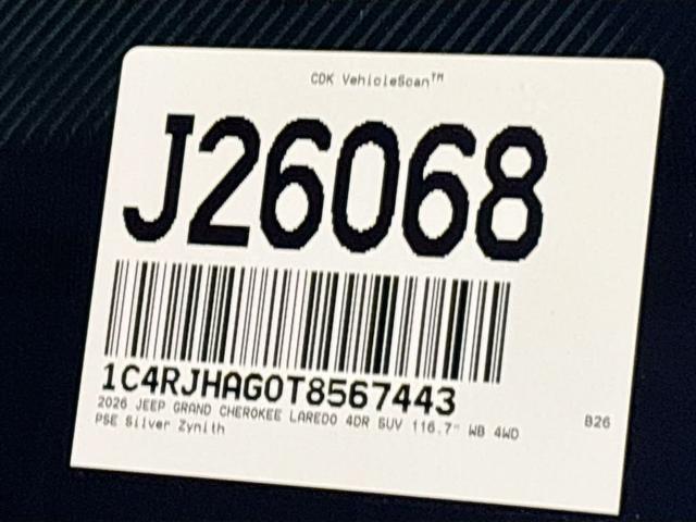 2026 Jeep Grand Cherokee Laredo 4x4