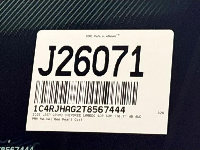 2026 Jeep Grand Cherokee Laredo 4x4