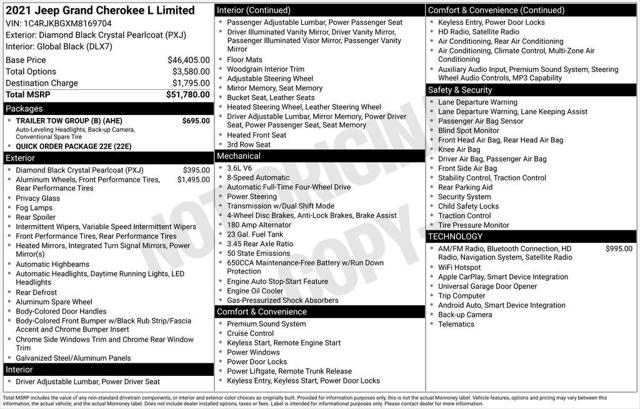 2021 Jeep Grand Cherokee L Limited 4x4