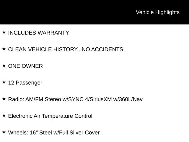 2023 Ford Transit-350 Passenger Van XLT