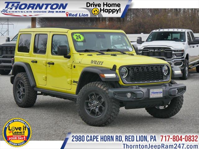 2024 Jeep Wrangler 4-Door Willys 4x4