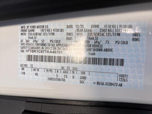 2026 Ford Transit Cargo Van Base