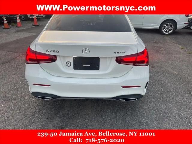 2022 Mercedes-Benz A 220 4MATIC