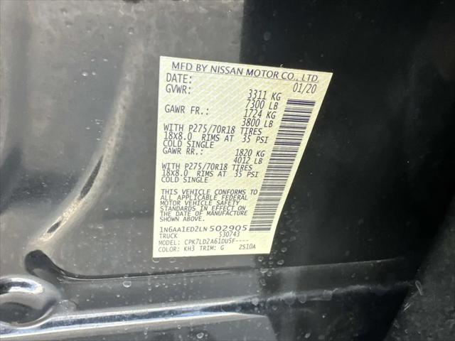 2020 Nissan Titan Crew Cab PRO-4X 4x4