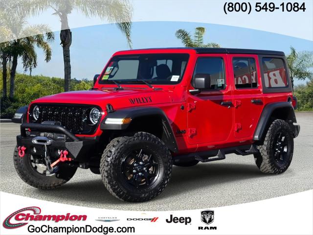 2024 Jeep Wrangler 4-Door Willys 4x4