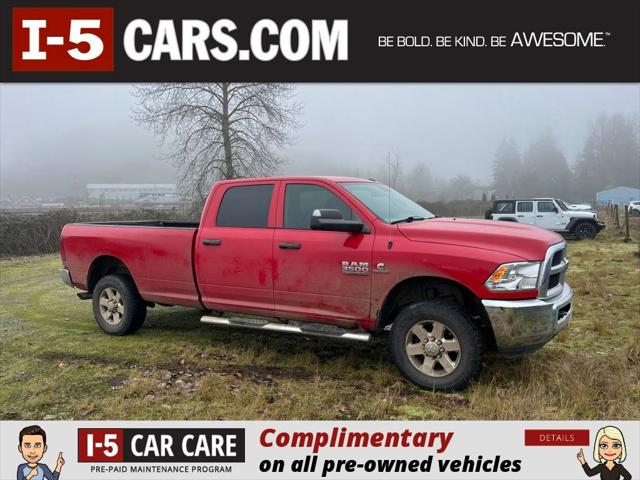 2018 RAM 3500 Tradesman Crew Cab 4x4 8 Box